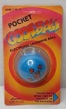 1989 Hyman Pocket Goofball Electronic Laughing Ball NIP not working