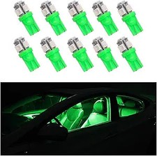 10pcs Super Bright T10 5050 Led Car Bulbs For Interior Dome Map D Color Green 10pcs Super Bright T10 5050 Led Car Bulbs For Interior Dome Map D Color Green