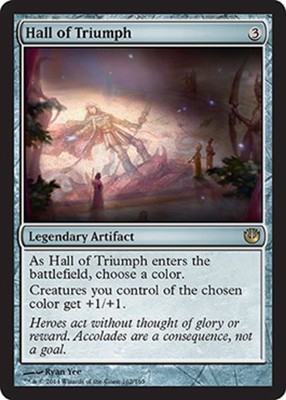 x1 Hall of Triumph R MTG Journey Into Nyx M/NM, English