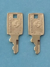 Samsonite 170S Luggage & Briefcase Key, Set of 2, OEM