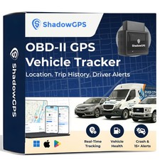Real-Time OBD2 GPS Tracker for Vehicles 12/Month with 14 Day Free Trial
