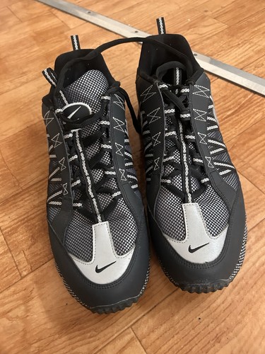 NIKE AIR HUMARA QS SCHWARZ METALLIC SILBER GR. 13 OUTDOOR TRAIL SNEAKER SCHUHE - Bild 3 von 9