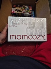 Momcozy S12 9-Levels Double Wearable Breast Pump - White