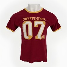 Harry Potter Gryffindor Shirt Mens Large Red 07 Quidditch Jersey Universal Studi