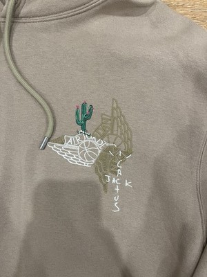 Travis Scott Cactus Jack x Jordan Pullover Hoodie - Khaki - XL | eBay