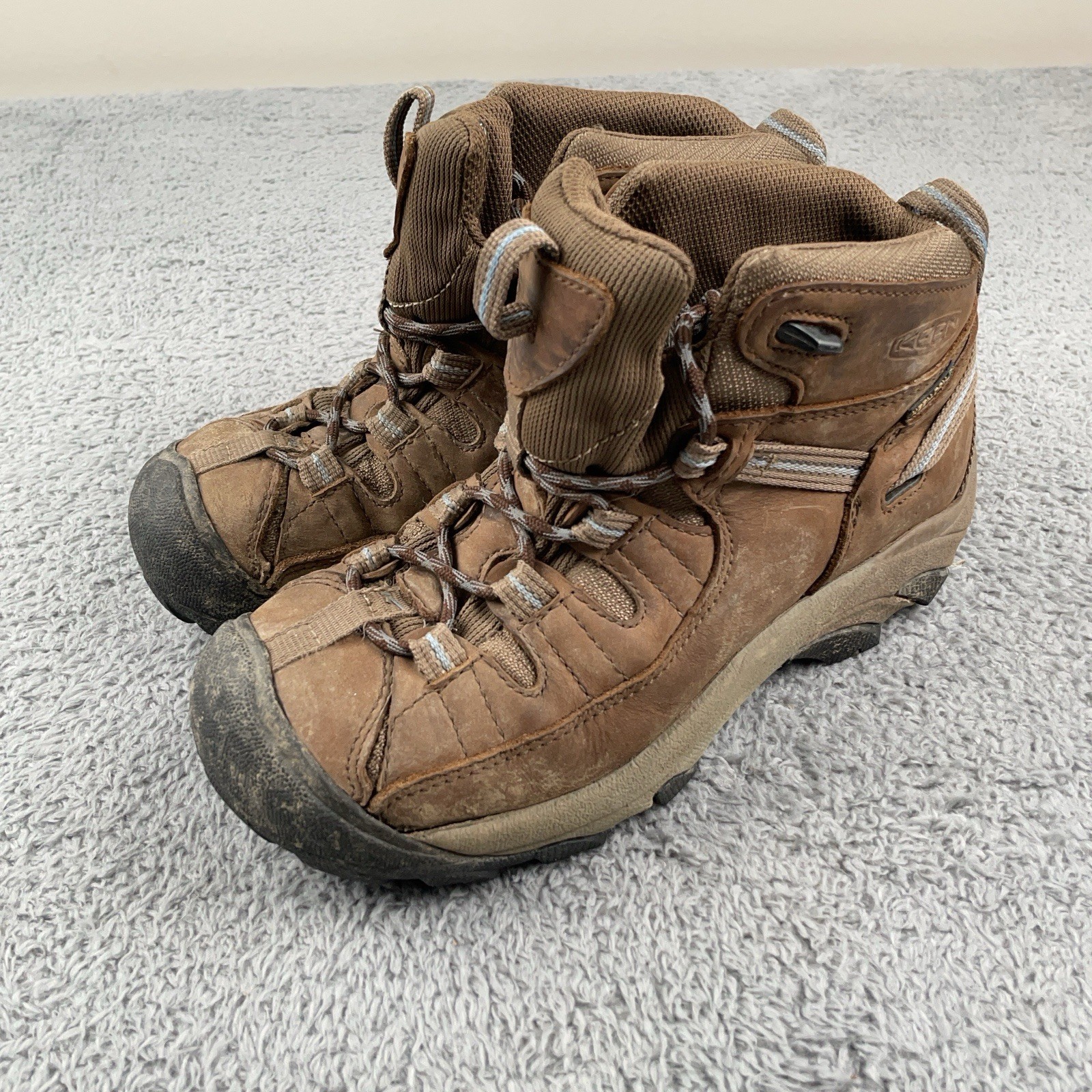 Keen Targhee II Mid Boots donna 6 5 marrone escursionismo impermeabili scarpe stringate