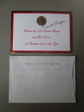 1970s Ronald Reagan Christmas Card as Governo...