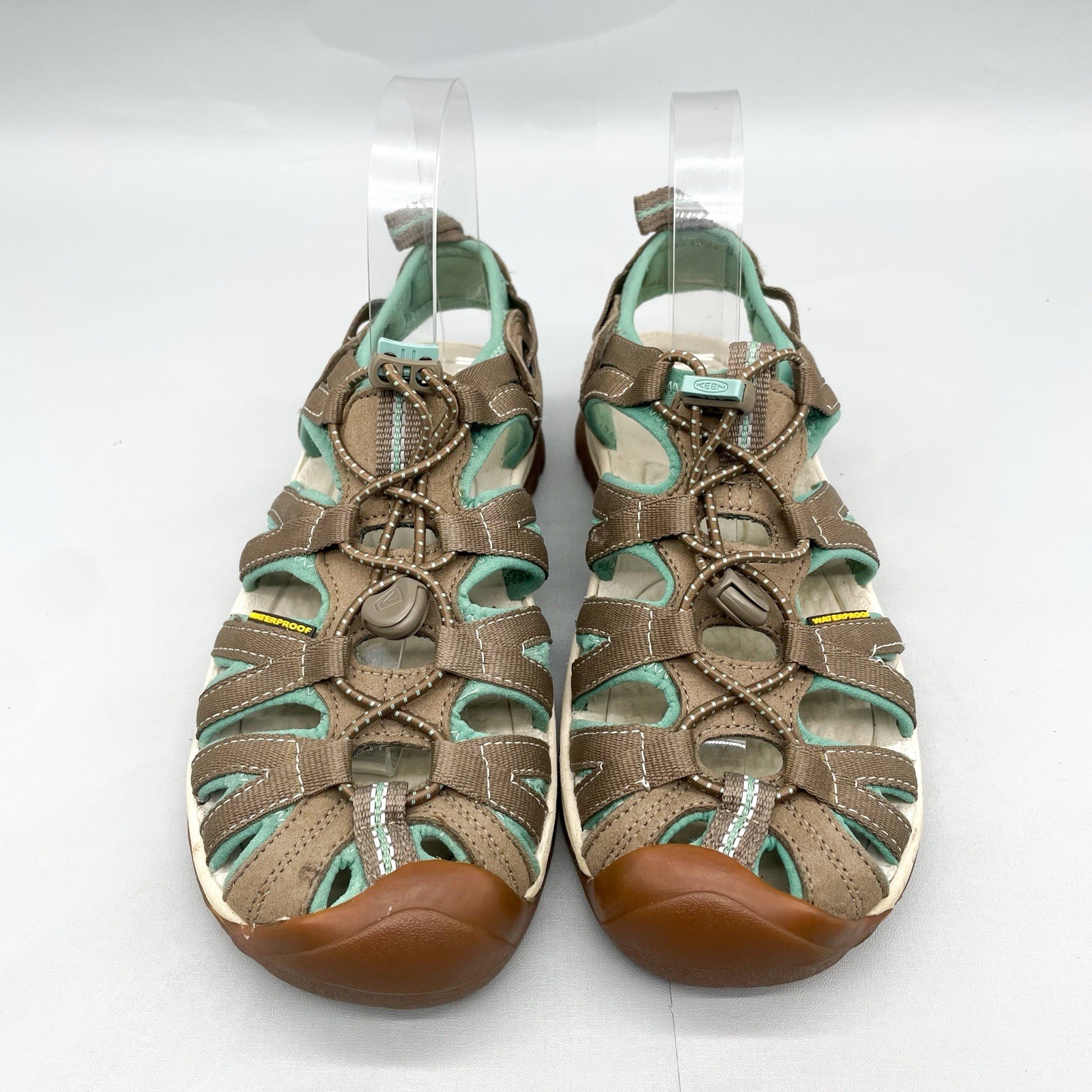 Scarpe sandali pescatore Keen donna 7 sussurri marroni escursionismo sport acqua casual