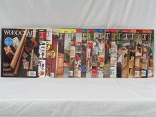 Group of 20 Back Issues of Woodcraft Magazine - See Description for List
