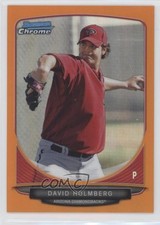 2013 Bowman Chrome Prospects Orange Refractor 1/25 David Holmberg #BCP168 0f6