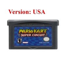 For Game boy Advance GB/GBA/NDS Mario Kart: Super Circuit USA