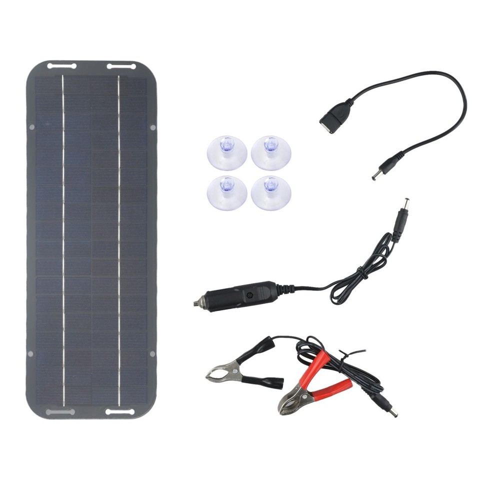 Caricabatteria Solare 6V 150mA 1,44W - Impermeabile Per Uso Esterno E Marino