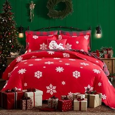 Christmas Snowflake Duvet Cover Set Queen no duvet cover insert Snowflake 2
