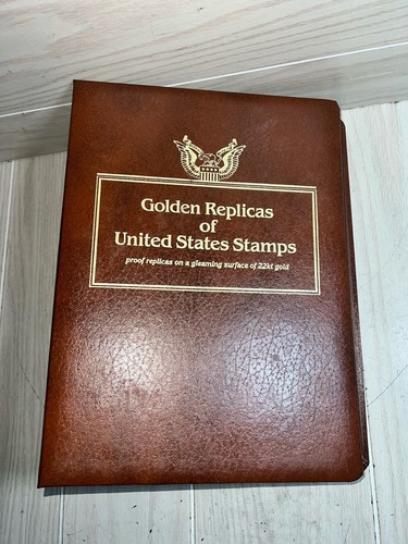 Golden Replicas Of United States Stamp Proof Replicas 22kt Gold Collection Of 34 - Picture 1 of 16