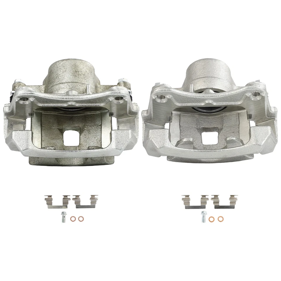 For 05-08 Chevrolet Cobalt 04-07 Saturn Ion 2pcs Silver Front Brake Calipers Foto 2 de 4