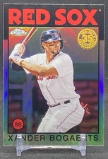 2021 Topps Chrome #86BC-8 Xander Bogaerts Boston Red Sox 1986 35th Anniversary