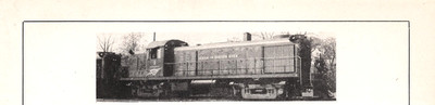 Lehigh & Hudson River Railroad Diesel Switcher Locomotive Yard Scene Mag Image