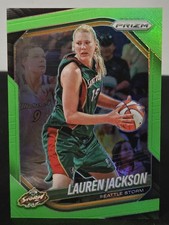 Lauren Jackson 2025 Panini Prizm WNBA #91 Lime Green Prizms #/225