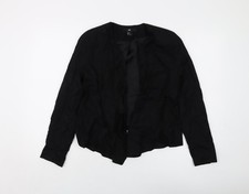 Womens UK Size 8 H&M Black Jacket