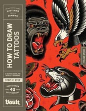How to Draw Tattoos by Kale James Paperback Book