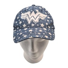 SuperHero Girls Wonder Woman Blue Star Spangled Cap Youth One Size