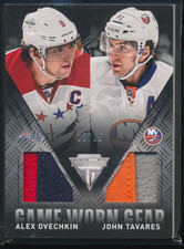 2013-14 Panini Titanium Ovechkin Tavares Game-Worn Gear Patch /25 SSP Rare B944