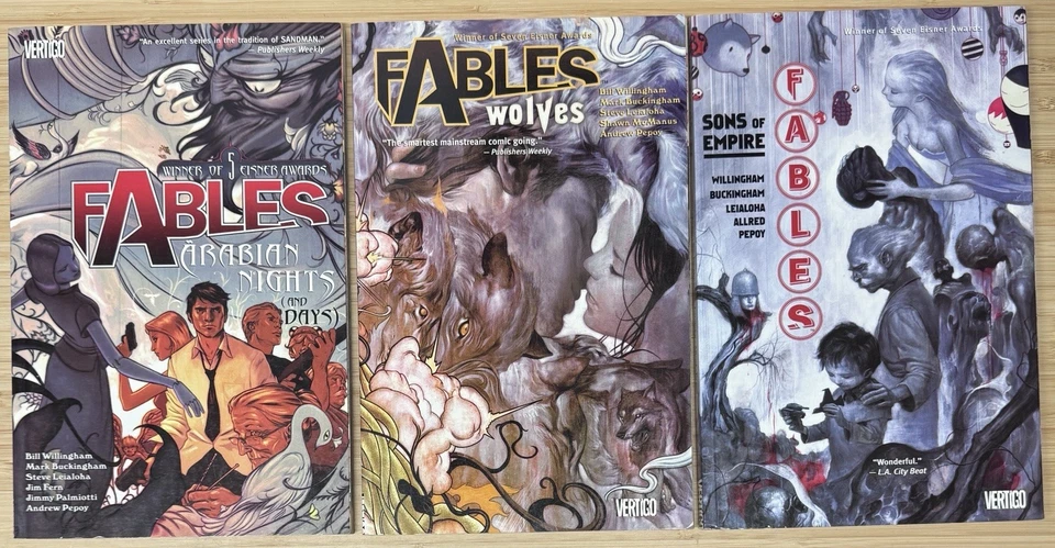 FABLES Vol. 1-22 TPB TP DC Vertigo Comics 2002 Complete Full Set Willingham - Image 4 of 4