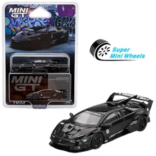 Mini GT 1:64 Lamborghini LB-Silhouette WORKS MURCIELAGO GT Evo Black #1053