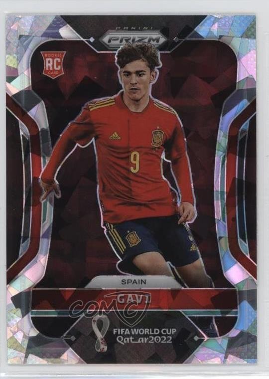 2022 Panini Prizm World Cup Qatar Ice Prizm Gavi #223 gb2