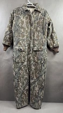 Vintage Mossy Oak Coveralls Mens Large Original Made USA Talon Gander Reversible