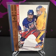 1995-96 Upper Deck #569 Chris Drury RC Rookie Card Team United States USA Hockey