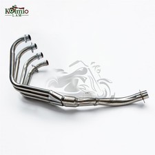 Fit HONDA CB400 Vtec 1 2 3 I II III Motorcycle Exhaust Header System Silver