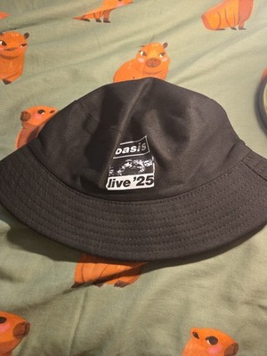 Oasis Live '25 Tour Black Bucket Hat Good Condition