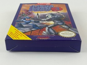 Mega Man 3 (Nintendo NES, 1990) CIB Complete w/ Protector, Manual & Box MINTY