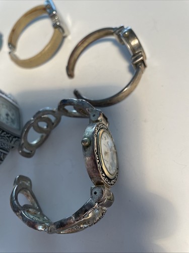 Lot Of 6 Women's Junk Drawer Geneva Watches Cuff - Picture 22 of 24