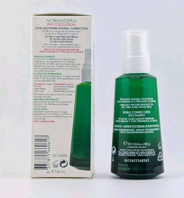 Vichy Normaderm 植物溶液双重矫正日常护理 50 毫升有效期至 2026 年 09 月 — 第 3/4 张图片