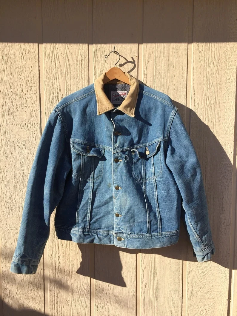 Vintage 70s/80s era Lee Storm Rider Blanket Lined Denim Jean Jacket
Opens in a new window or tab