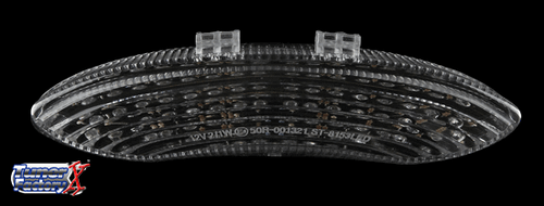 FIT TRIUMPH DAYTONA 675 CLEAR LED TAIL LIGHT INTGRATED TURN SIGNAL INDICATORS - Picture 1 of 6