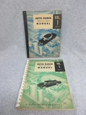 1956 SAMS AUTO RADIO SERVICE MANUALS   #1 5th Print    #5  1st Print 1st Edition