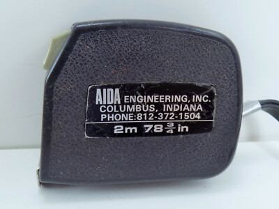 AIDA ENGINEERING / Tape Measure / STRAP / WHITE TAPE / 78 3/4'' / BUTTON RETURN
