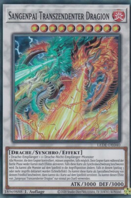 Sangenpai Transzendenter Dragion LEDE-DE040 Super Rare Legacy of Destruction