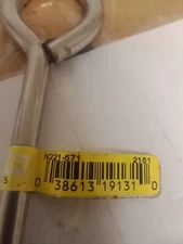 N221-671-2161 NATIONAL MFG CO.  " S. S. EYE BOLT W/HEX NUT SWL-160lb 3/8"X 8" 