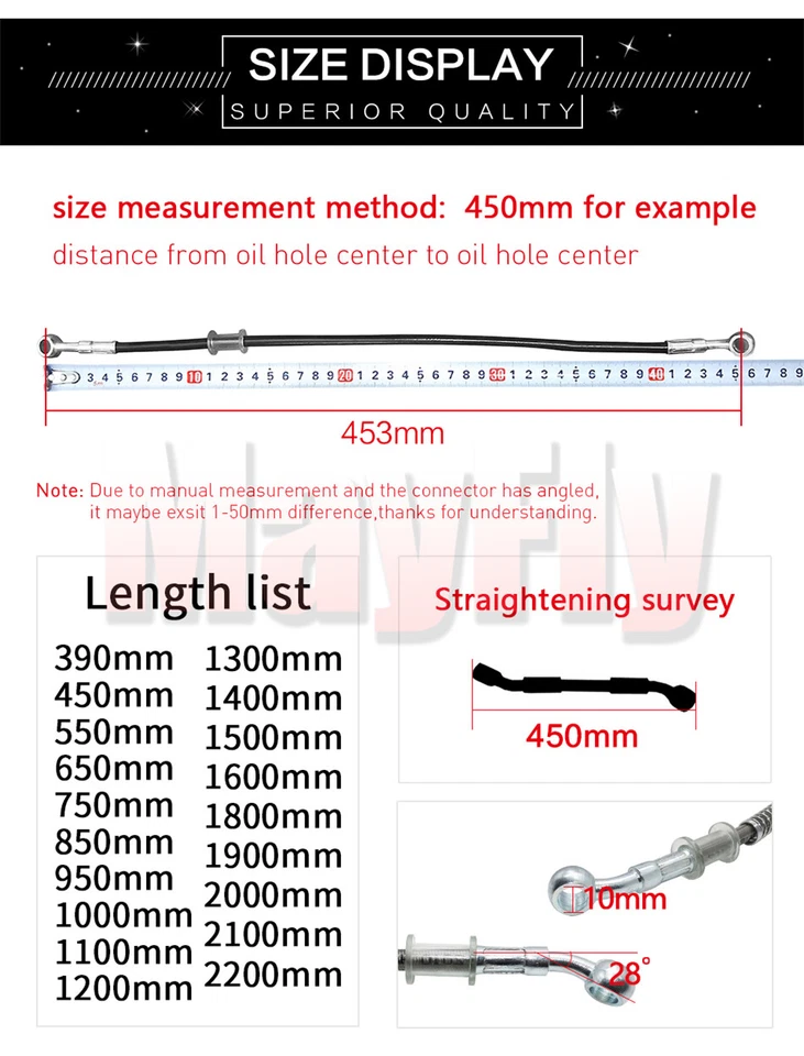 Manguera de aceite de embrague línea de freno de refuerzo hidráulico apta para Ninja 400 Z900 Versys 300 Foto 2 de 4