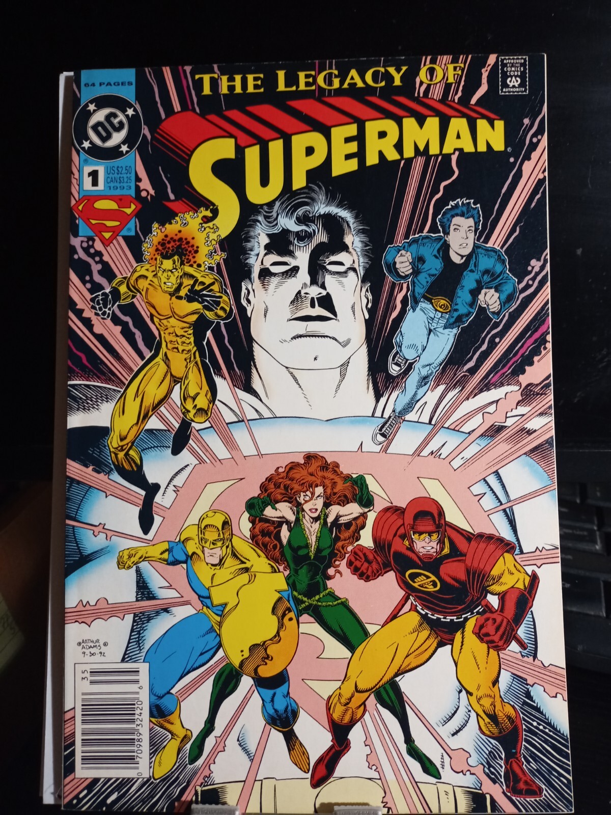 DC  Comics The Legacy of Superman   #1  NEWSSTAND EDITION