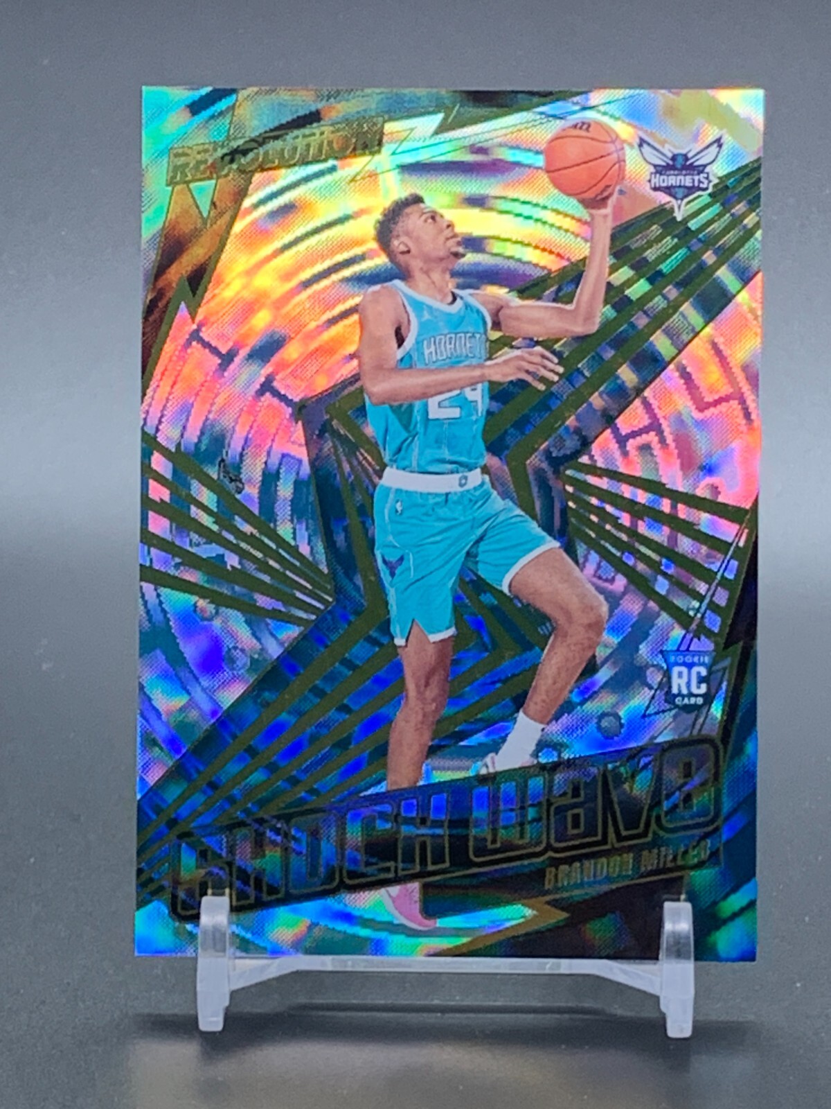 2023-24 Panini Revolution Shock Wave Fractal #9 BRANDON MILLER RC