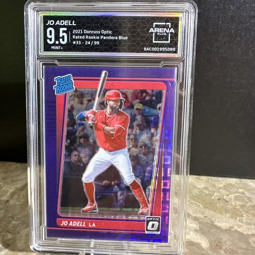 2021 Jo Adell Donruss Optic Rated Rookie Pandora Blue Prizm 24/99 💥🔥🔥💥