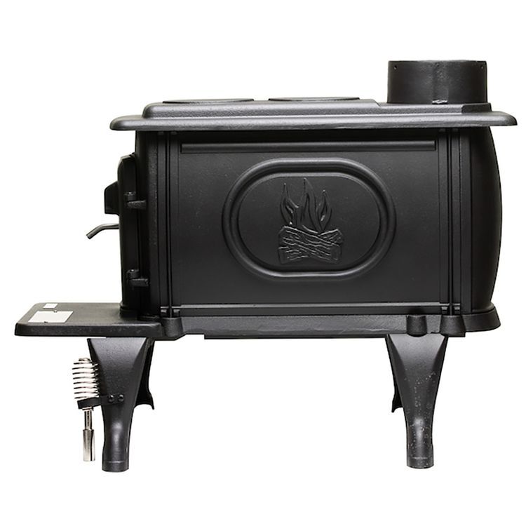 US Stove 900 Sq. Ft. Cast Iron Log Wood Stove 54,000 BTU US1269E