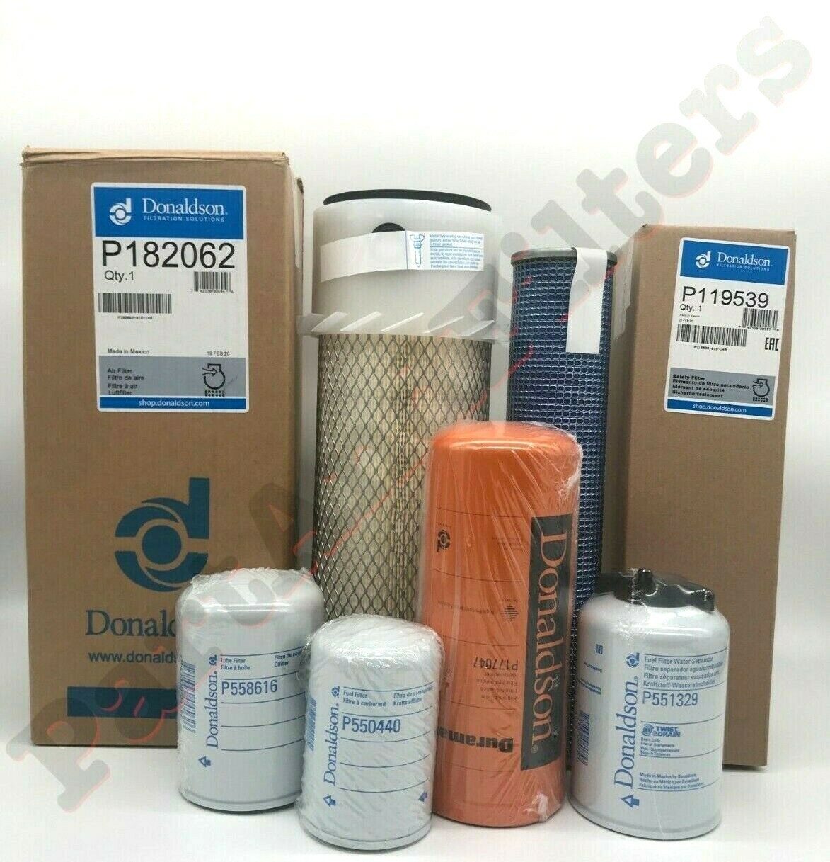 P&F Maintenance Filters Kit for Case 1845C & 1840 (Axial Seal Air Filters)