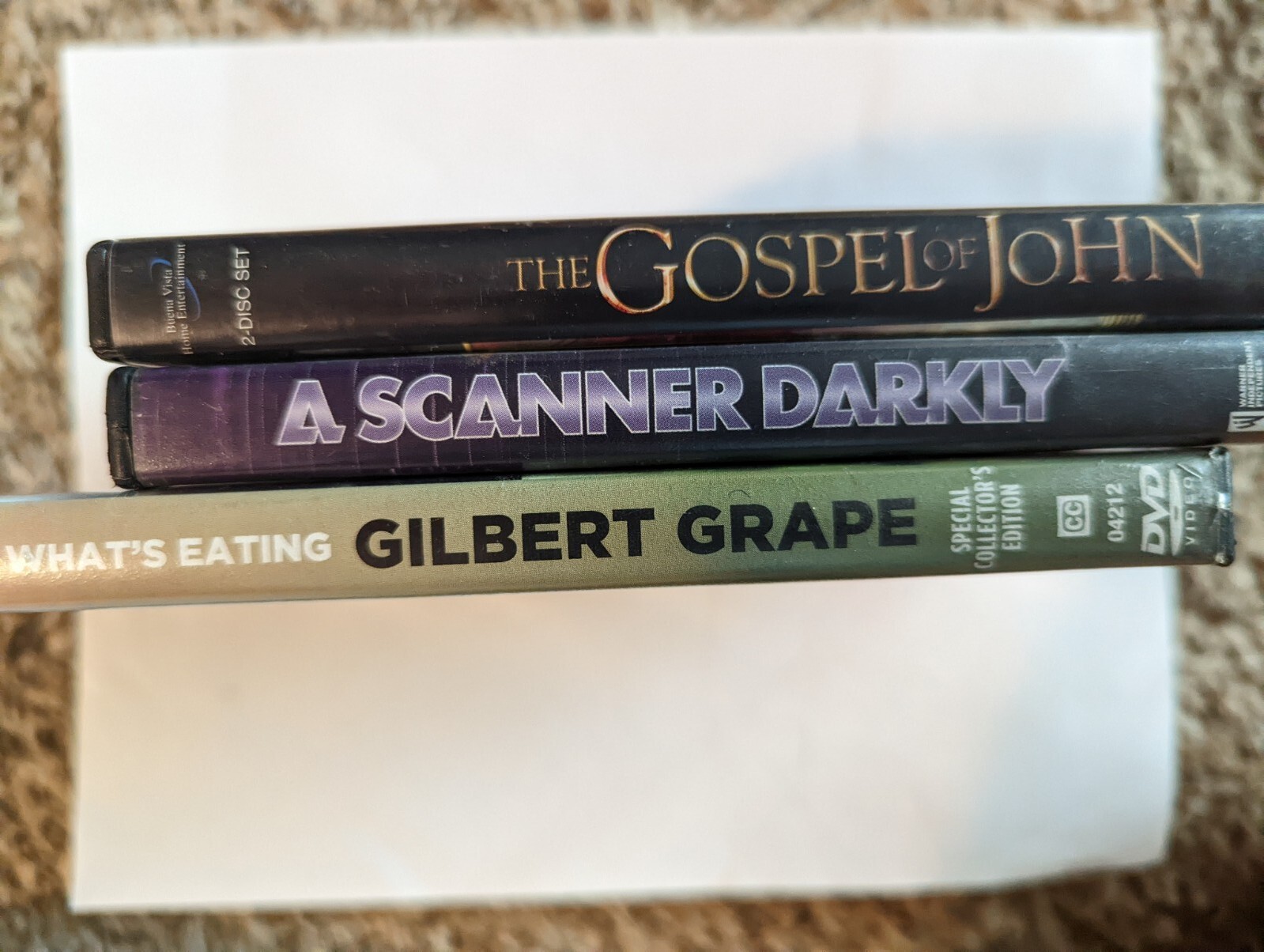 Think Piece Films DVD Lot What's Eating Gilbert Grape A Scanner Darkly Gospel Of