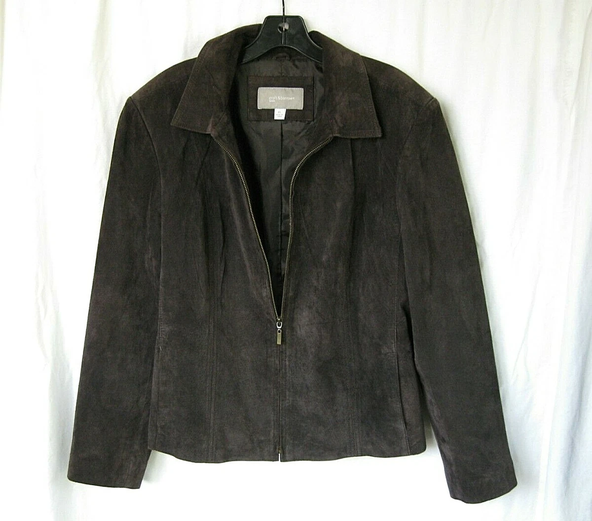 Croft and barrow suede best sale jacket